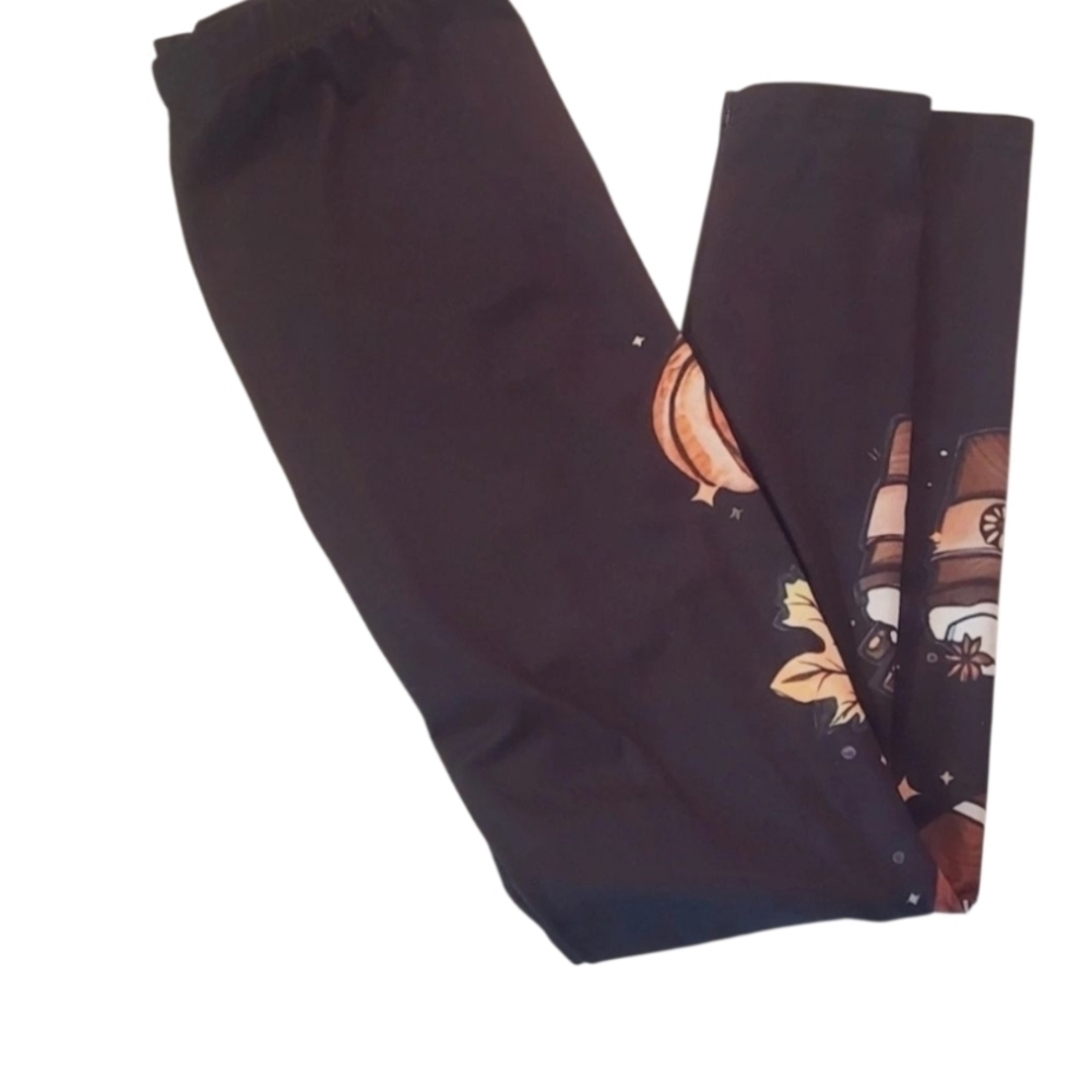 Ladies Fall Print Leggings